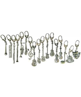 Pewter Keyring Clarinet